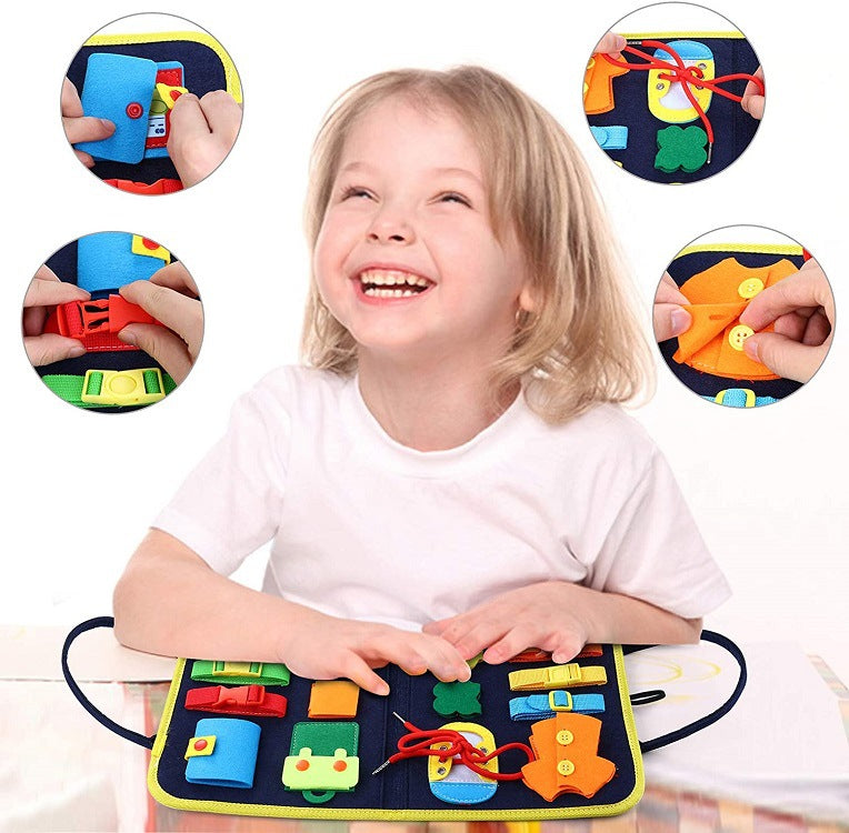 Children's Busy Board Dressing Toy - My Store